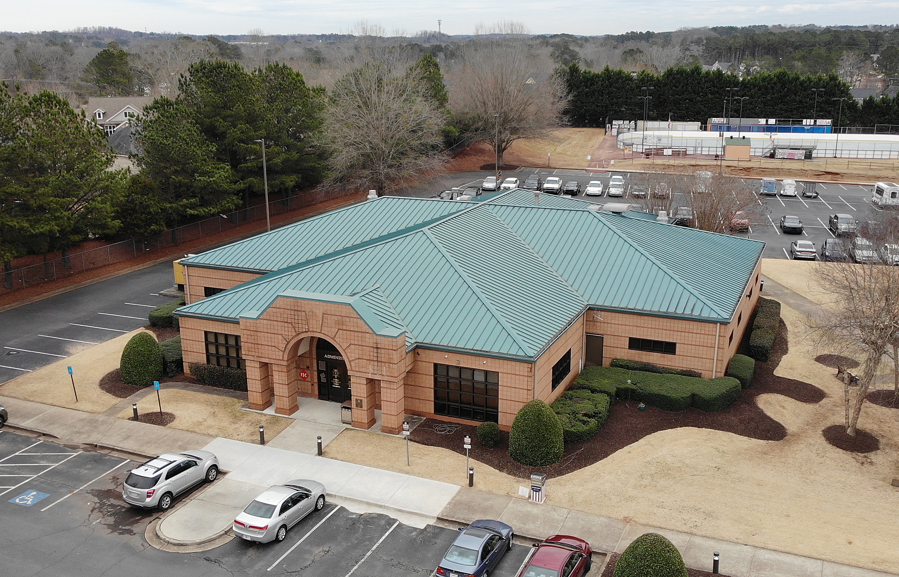 An image of the exterior of the South Annex building.