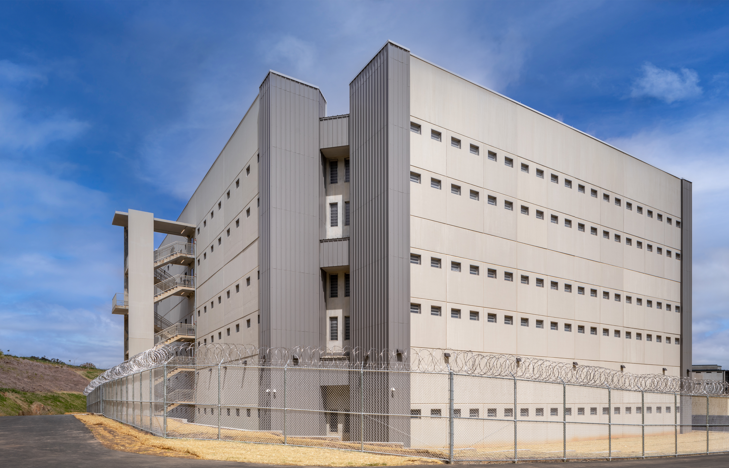 An image of the exterior of the Jail.